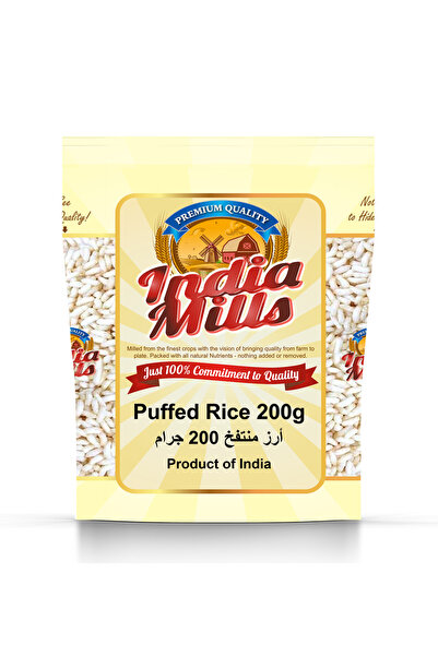 India Mills أرز منتفخ، 200 غرام