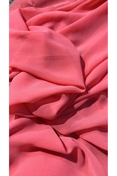 feminen Chiffon Fabric Pomegranate Flower Color