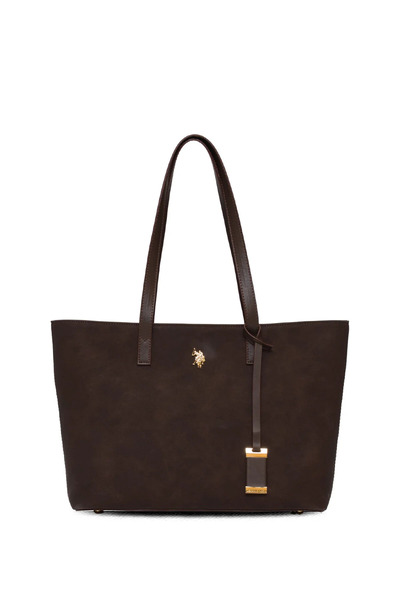 U.S. Polo Assn. Women's Shoulder Bag Brown Us25625 – Casual Stylish Design, L...