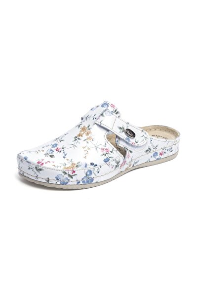 VESNA saboți din piele 170 florali