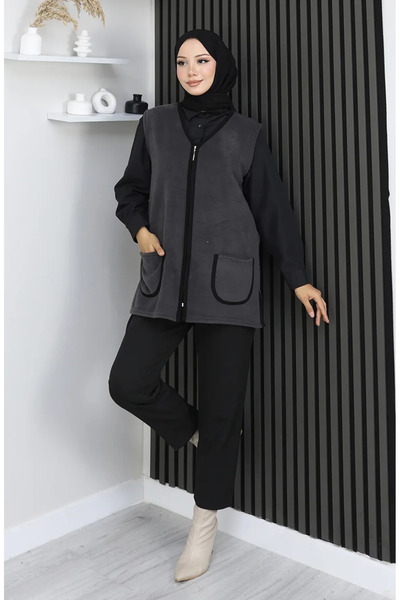 sefamerve Polar Vest 0960-05 Anthracite