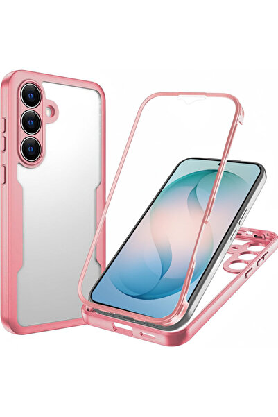 Techsuit Θήκη 360° για Samsung Galaxy S26 Plus ColorVerse, Ροζ