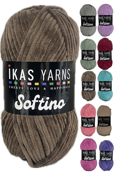 destini Velvet Knitting Thread 100 gr 120 Mt Baby Blanket, Cardigan, Poncho, ...