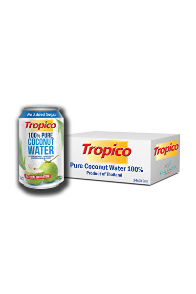 Tropico 100% Pure Thai Coconut Water 310ml Pack of 24 | No Sugar Added | Prod...