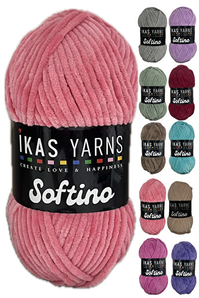 destini Velvet Knitting Thread 100 gr 120 Mt Baby Blanket, Cardigan, Poncho, ...