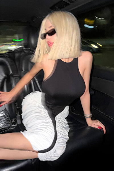 Bikini Mayokini Dünyası Sasha Midi Drawstring Dress - Black