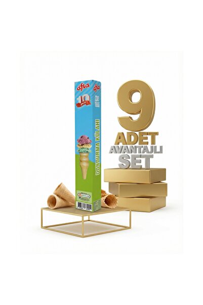 Afia Dondurma Külahı 9x10lu