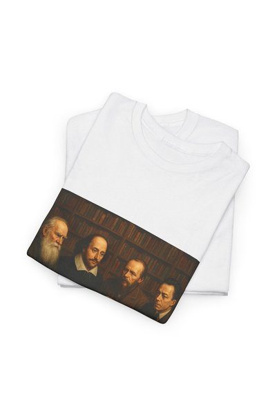 FALAVİ Famous Writers t Shirt Dostoyevsky Tolstoy Franz Kafka