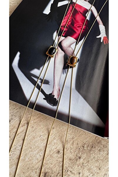 MODA 90 cm Gold Rengi Dekolte Kolye