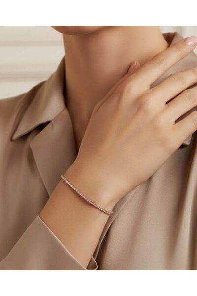 Dgt Luxury Sırataş, Adjustable, Rose Bracelet