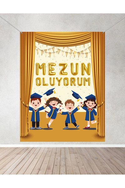 heptex Mezuniyet Hatırası Fotoğraf Panosu Branda 160x200