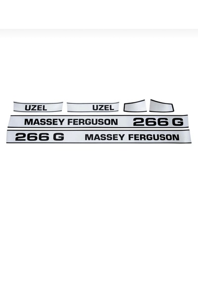 AGCO PARTS Massey Ferguson Traktör Yan Yazı Takımı 266G