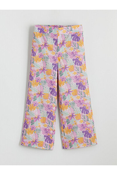 LC Waikiki Pantaloni brodați pentru fete cu șnur în talie, Sparkling Choices,...