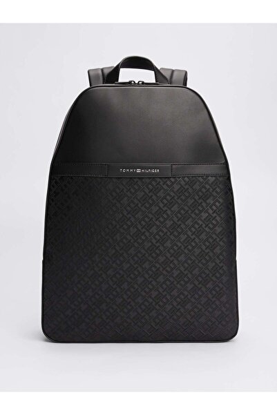 Tommy Hilfiger TH MONOGRAM BACKPACK, BDS Siyah Erkek Çanta