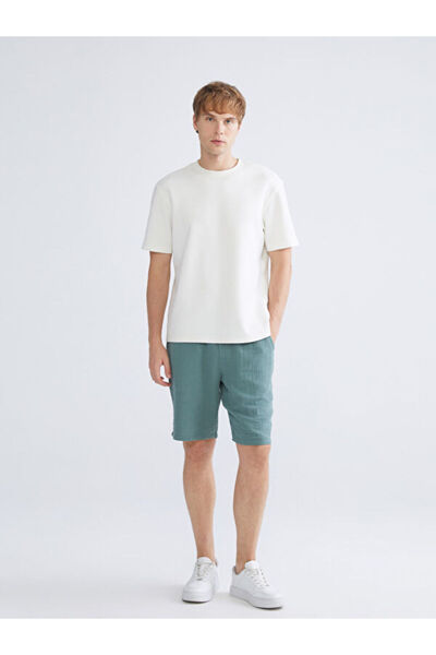 LC Waikiki Quality Pieces from Çelebi Store Standardfit Muslin Men's Shorts