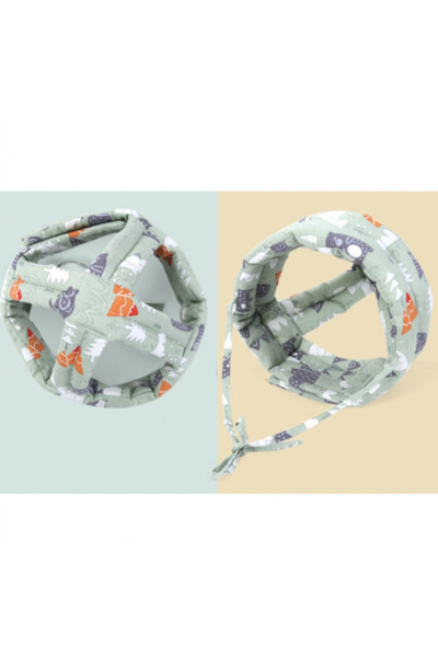 Generic Green Forest Baby Head Protection Cap with Anti-Collision Pad, 360° S...