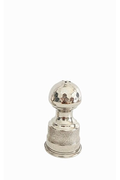 Zinnun Copper Handmade Salt Shaker, Silver Color