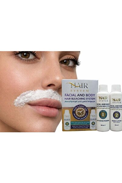 Hair System Face and Body Hair Bleaching Kit