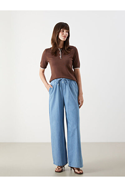 LC Waikiki Timeless Clothing & Timeless Choices Women's Wide Leg Jeans with D...