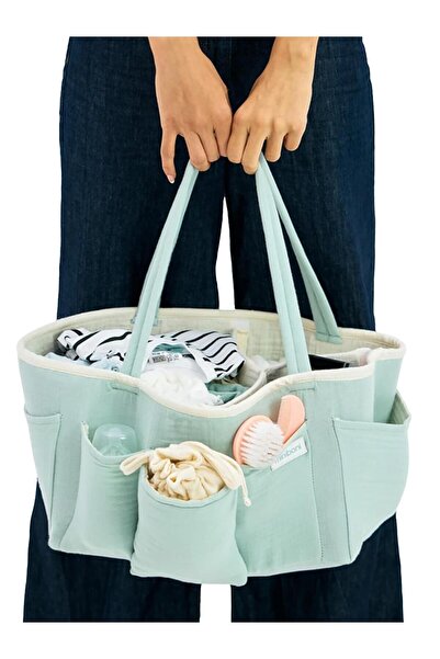 Mini Bonito حقيبة ميني بوني مسلين مان أورجانيزر - خضراء قياسية