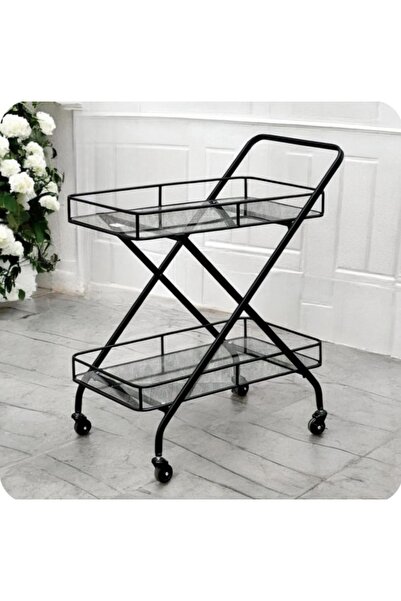DEC39 A modern serving trolley with a touch of luxury for your hospitality