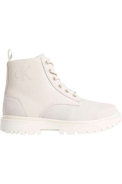 Calvin Klein EVA MID LACEUP BOOT Kadın Krem Bot