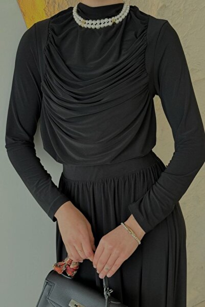 LİFERA Long Skirt Sandy Suit