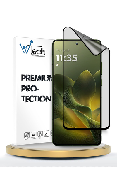 Wtech Motorola Edge 70 5G 2025 Premium Nano Ceramic Full Glue Full Cover Matt...