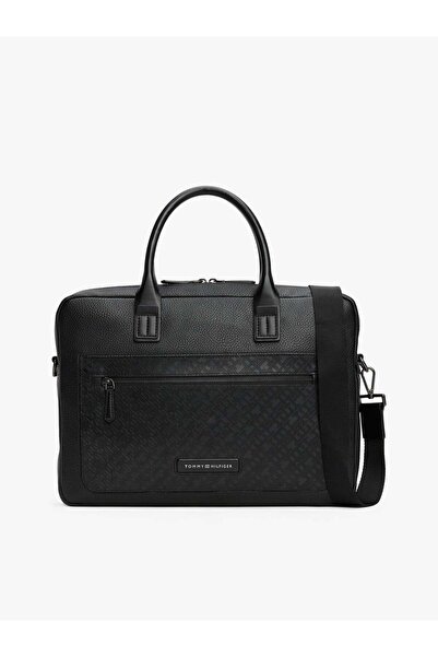 Tommy Hilfiger TH MONOGRAM COMPUTER, BDS Siyah Erkek Çanta
