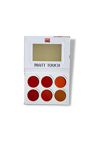 NITRQ BEAUTY Matt Touch Blush Palette.