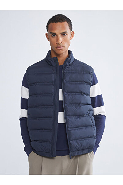 LC Waikiki Rmz Gi̇yi̇m Farkiyla Standardfit Stand Collar Men's Puffer Vest