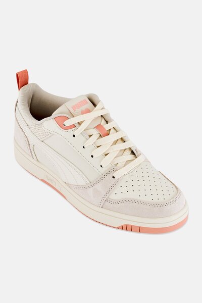 Puma حذاء للأنشطة الخارجية منخفض من نوع Rebound V6 Coquette دانتيل ، بيج