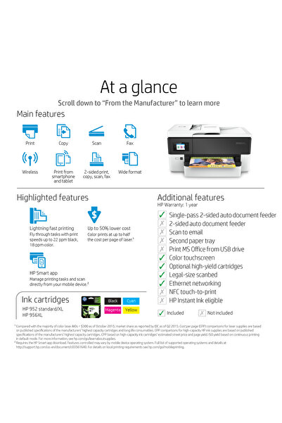 HP OfficeJet Pro 7720 Wide Format – Imprimantă Multifuncțională A3