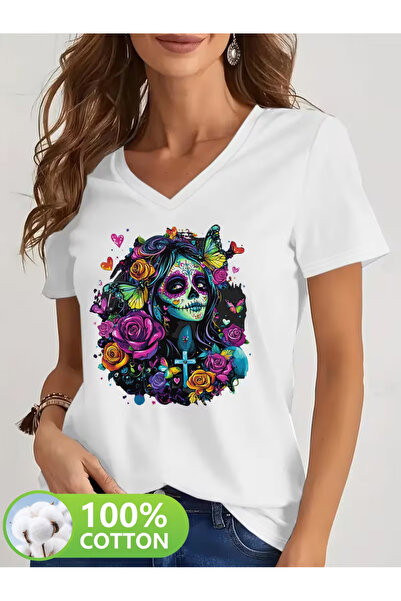 YUNAYT ΓΥΝΑΙΚΕΙΟ ΜΠΛΟΥΖΑΚΙ ΜΕ ΛΑΜΨΗ ΣΕ ΣΧΗΜΑ V ΚΑΙ ΣΤΑΜΠΑ