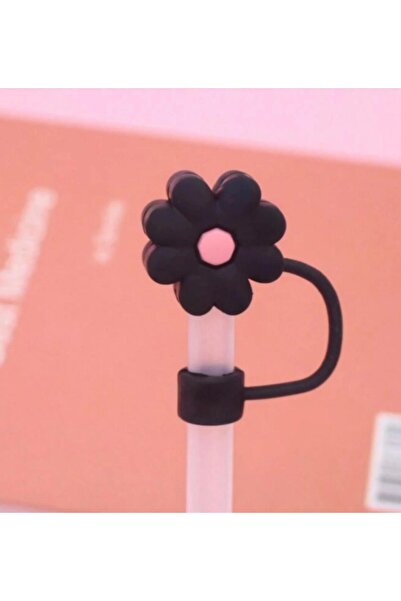 alisa قطعة واحدة من غطاء شفاطة ترمس على شكل زهرة الأقحوان مقاس 10 ملم (أسود م...