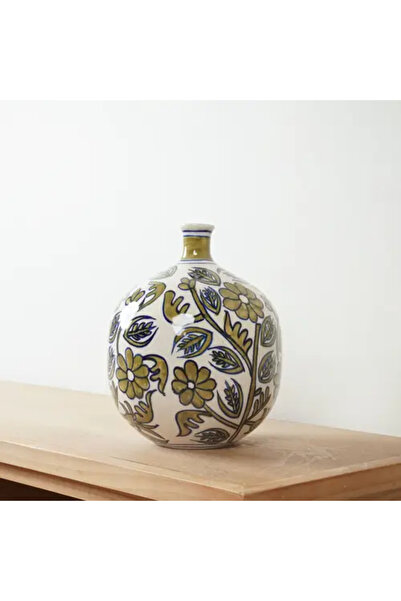 Generic Ceramic Vase with Olive Decorations