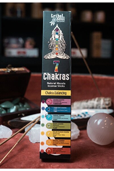 Tribal Bețișoare parfumate - 7 chakre cu mesaj
