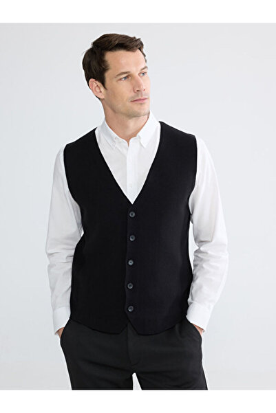 LC Waikiki I Standartkalıp V Dikim Men's Knitwear from Freezen Store Vest