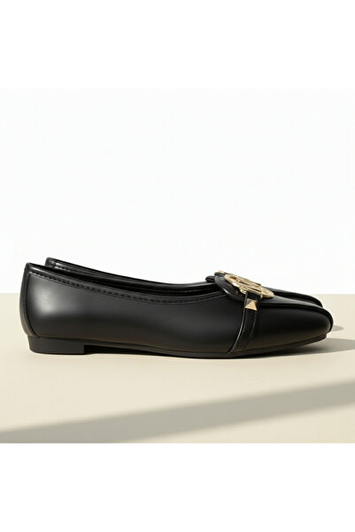 TopukTrend حذاء باليه نسائي من الجلد مع مشبك |   نعل طبي، أحذية يومية مريحة و...