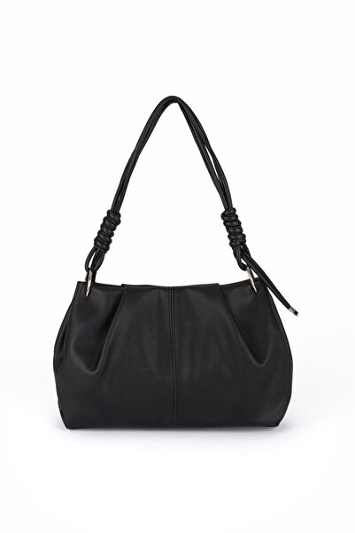 citycenterfashion Women's Shoulder Bag with Tie Detail and Magnet Closure Cty...