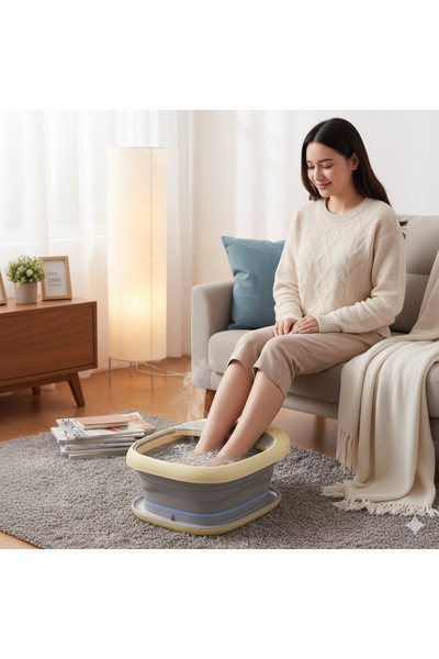 DLC حوض تدليك القدمين كهربائي بقوة 500 واط مع تسخين ومناطق تدليك متعددة – DLC...