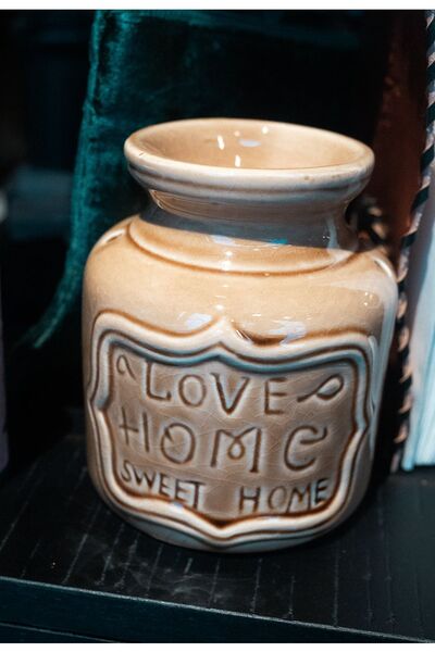 AW Gifts Lampă mare de aromaterapie ceramică - Piatră albastră - „Dragoste, c...