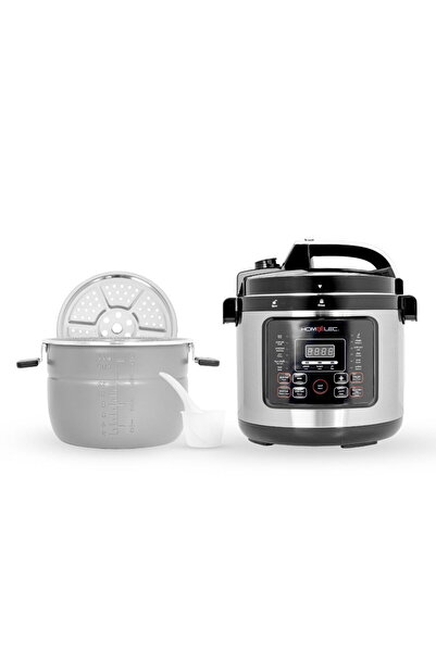 Home Elec Stainless Steel Pressure Cooker – 8 Liters | 1300W