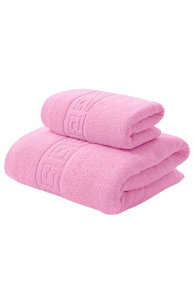 NufJoy Set of 2 towels, 100% cotton, 500 g/m², 70x140 cm+ 50x90 cm