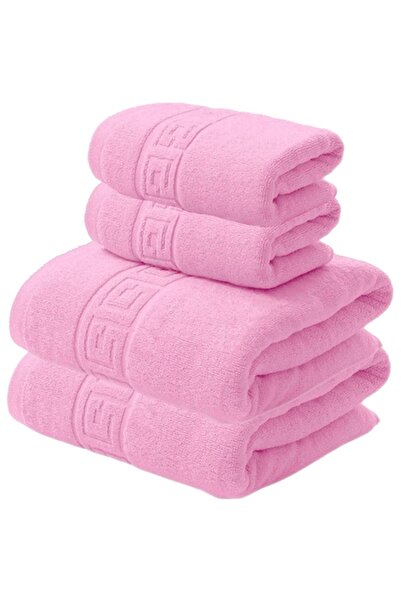 NufJoy Set of 4 towels, 100% cotton, 500 g/m², 2x 70x140 cm+ 2x 50x90 cm