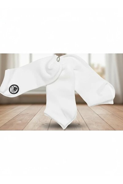 EfemİcGiyim 12 Pack Men's Plain White Ankle Length Socks