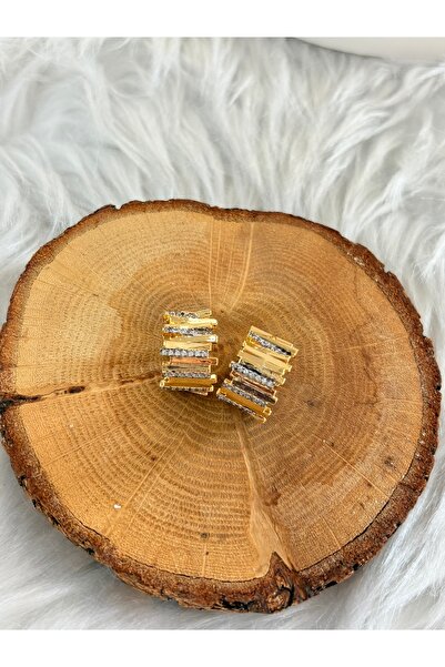 Çelik Tasarım Gold Halka Küpe