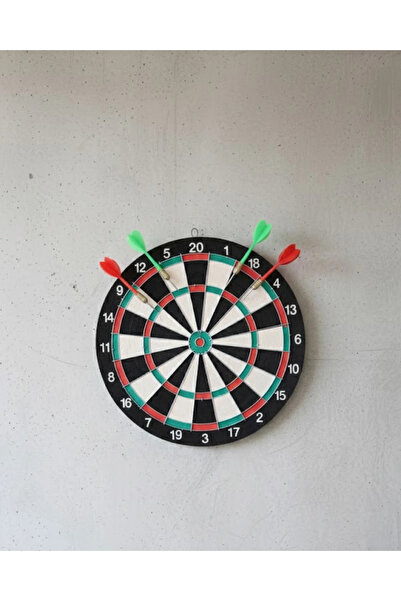 lowell home 17 Inch Professional Dart Board Durable Construction and 4 Metal ...