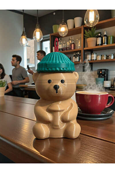 Dumledo Barista Teddy Bear |   Car Home Keychain & Bag Charm