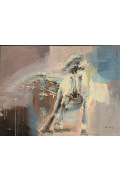 GENERAL'S Abstract Horse Wall Art